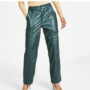 Leather Cargo Pants